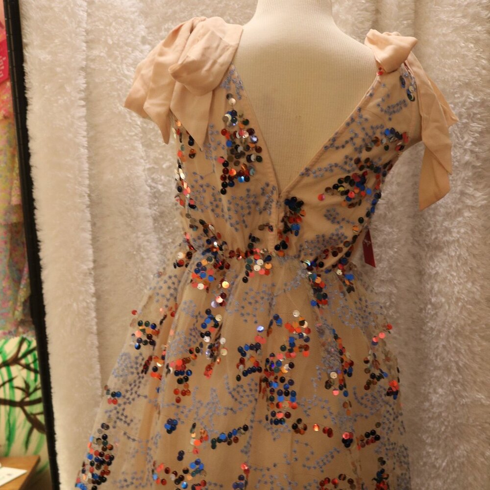 Buddy Love Melanie Firework NWT sequin party dress stunning V-neck - Picture 5 of 12